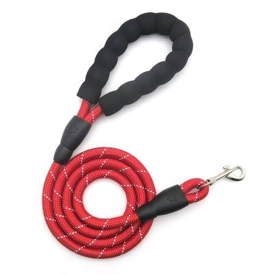 China Wholesale DETACHED Pet Leash Low Price Nylon Rope Slip Dog Leash Training for sale