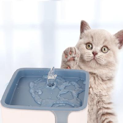 China 2L Automatic Designed Dog Cat Feeder Smart Plastic Pink Automatic Pet Cat Shaped Water Fountain for sale