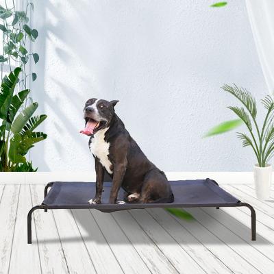 China Sustainable Outdoor High Travel Relaxing Comfortable Removable Cover XL Dog Camping Bed for sale