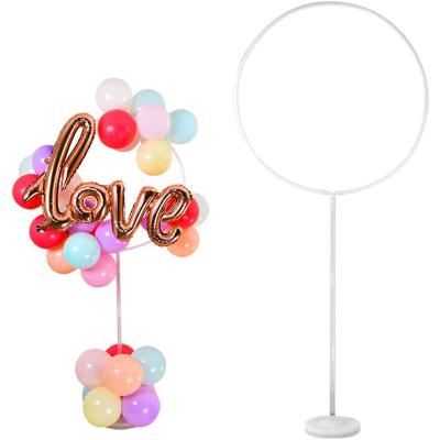 China Reusable Wedding Party Supplies Balloon Stand Arch Frame Column Base Holder Display Kit Garland Holder for sale