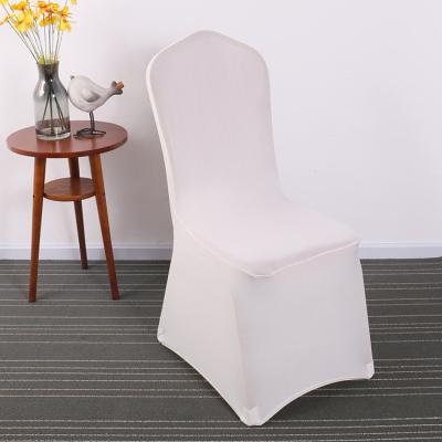 China Simple Hot Sale Spandex Chair Cover Restaurant Hotel Wedding Party Meeting Place Decoration for sale