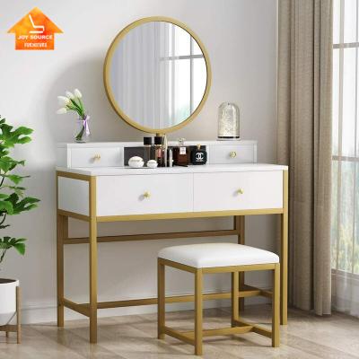 China (Other) Dressers Factory Supply Adjustable Makeup Table Mirror Vanity Bedroom Table Hot Selling Dressing Table for sale