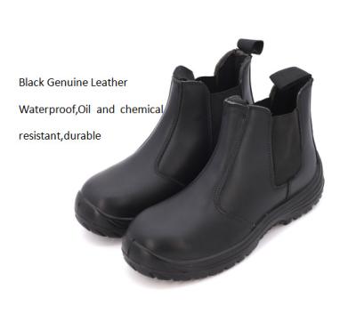 China Toe Genuine Nubuck Steel Toe Leather Waterproof Cold Resistant Protection Toe Safety Work Boots for sale