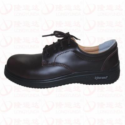 China Non-slip.steel Toe Fashionable Leather Men Work Shoes Comfortable Black Steel Safety Shoes Price for sale