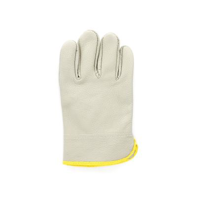 China Live Working Real Cow Safety Work Hand Leather Gloves for sale