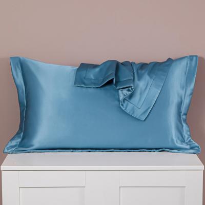 China Anti dust mite custom 19mm 22 momme pure silk 100% satin mulberry pillow case pillowcase for sale