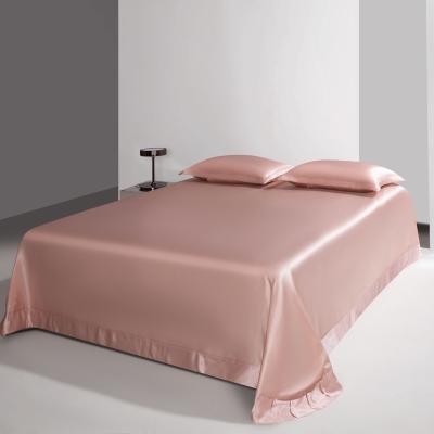 China Nondisposable Luxury Seamless Luxury Satin Mulberry Silk Fitted Sheets Bedroom Bedding Sets 100% Silk for sale