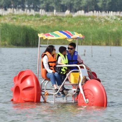 China Environmental Aqua tricycle water tricycle bike water bike three big wheels water tricycle sea bike for sale