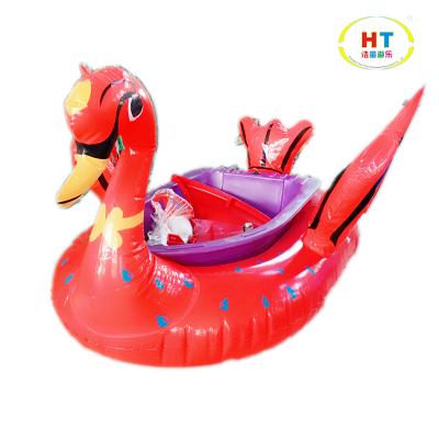 China Fun Animal Motored Water Boat PVC Bumper Boat With Battery For Kid for sale