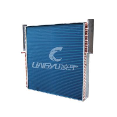 China Lingyu Wholesale High Quality 20x20 Refrigeration Parts Water To Air Heat Exchanger Hot Water Coil for sale