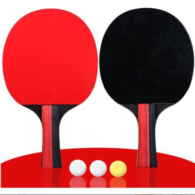 China Type Training Amazon Hot Sale 2pcs/Set Customized Bat Ping Pong Paddle Ball Table Tennis Racket Set With Carrying Bag Ping Pong Bat for sale