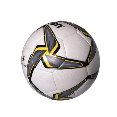 China Custom Print PU Leather Factory Wholesale Match Training PU Soccer Ball Size 5 Leather Type Football Soccer Balls for sale