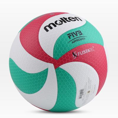 China Sport Forming Molten Microfiber PU Inflatable Size 5 Molten Volleyball Ball V5M5000 For Training Or Match Volleyball V5M4500 for sale