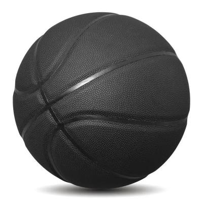 China Indoor Sports.Outdoor Sports No Logo Black Composite Basketball Forming Custom Bulk Game Printing Logo Outdoor And Indoor Ball The Basketball for sale