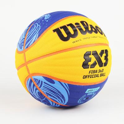 China Leather Custom Match 3X3 Official Basketball Size 6 Ball PU Basketball Official Size And Weight Basketball for sale