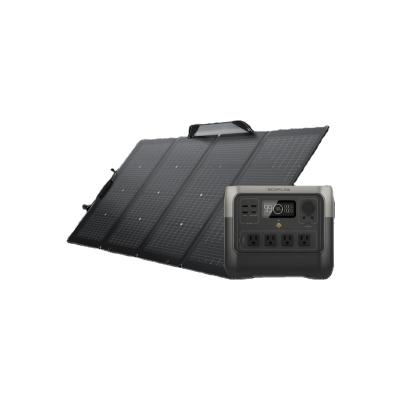 China Remote Control Remote Control EcoFlow RIVER 2 Pro+ 220W Portable Solar Panel for sale