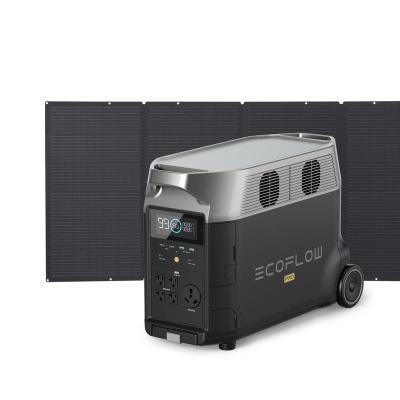 China Type C Type C ECOFLOW DELTA Pro Solar Generator 3.6KWh/3600W with 400W Portable Solar Panel, Power Station for Home Backup Outdoors Camping RV for sale