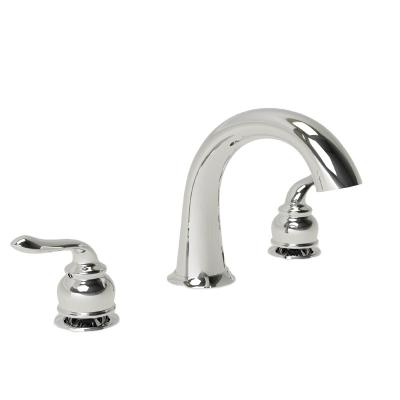 China 3 Hole Traditional Roman Tub Filler Chrome for sale