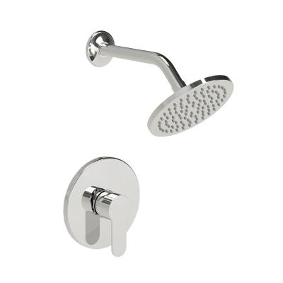 China Chrome Contemporary Single Handle Shower Faucet for sale