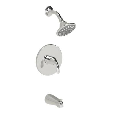 China Transitional Chrome Single Wall Handle Bath And Shower Faucet For Bathroom for sale