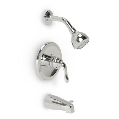 China Traditional Single Wall Handle Bath Chrome And Shower Faucet For Bathroom for sale