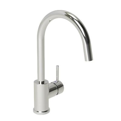 China Chrome Contemporary Single Control Kitchen Faucet for sale