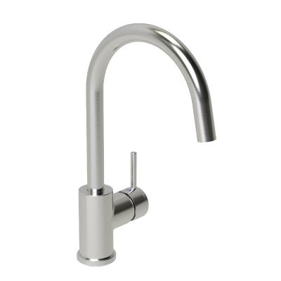 China Other Single Control Kitchen Faucet Satin Nickel for sale