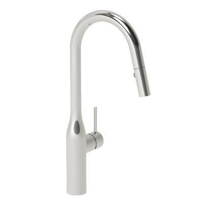 China Chrome Contemporary Single Control Kitchen Pull Down Faucet for sale