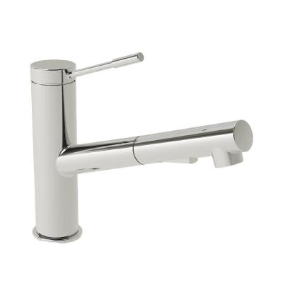 China Chrome Contemporary Single Control Pull-Down Kitchen Faucet for sale