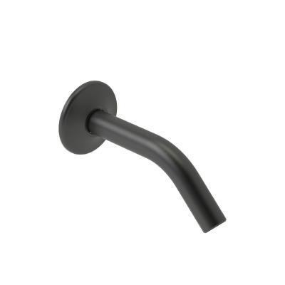 China 6 Inch Shower Arm In Bathroom Matte Black for sale