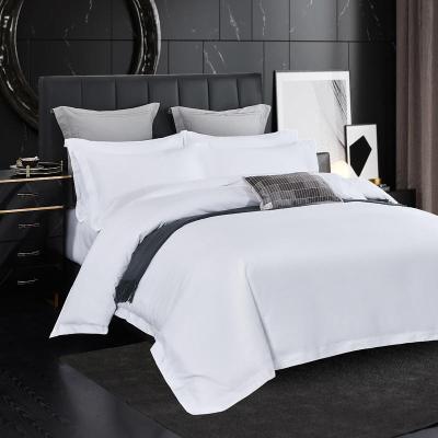 China Pure Cotton 400 Thread Count Nondisposable Queen Size Bed Sheets Comforter Bedding Sets Bedding Sets White King Size Home for sale