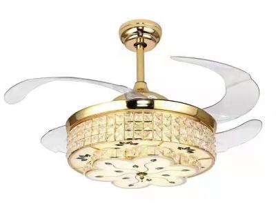 China Wholesale Luxury Modern Hotel Ceiling Fan With LED Lamp for sale