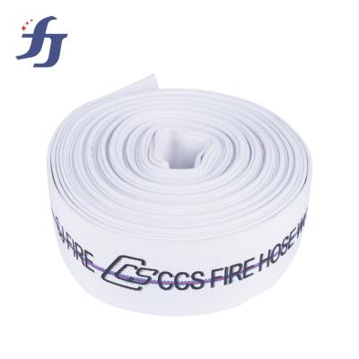 China Direct Selling Industrial Canvas Factory Firefighters Fire Hose Rubber Lined Hose for sale