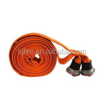 China construction sites & general industrial use layflat flexible water delivery discharge reflex rubber hose for sale