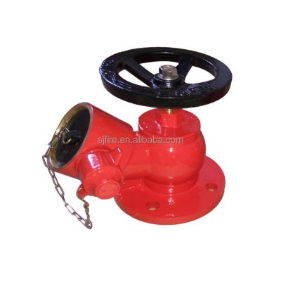 China Gunmetal or John Morris Type Hydrant Fire Hose Landing Red Paint Finish Valve for sale