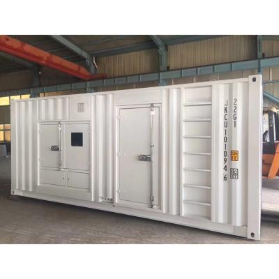 中国 Emergency Power Royal Brand Container Proof Containerized Silent 800kw 1000kva Natural Gas Generator With CHP Approved By ISO CE 販売のため