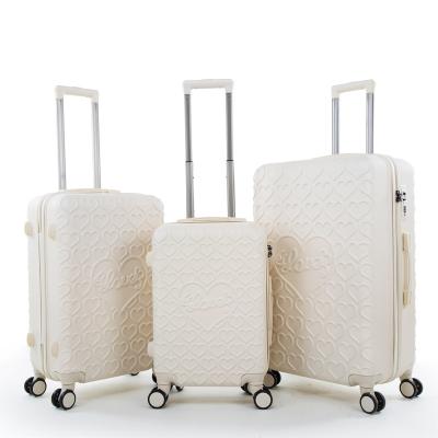 China 20.24.28 Inch Suitcase Set Trolley Suitcase Luggage Large Capacity Color Matching ABS for sale