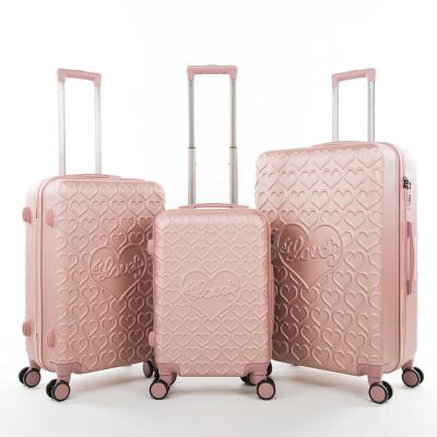 China Wholesale Color Matching School ABS Carry On Luggage Travel Trolley Luggage\Travel\etc Factory Background with 20/24/28 inch for sale