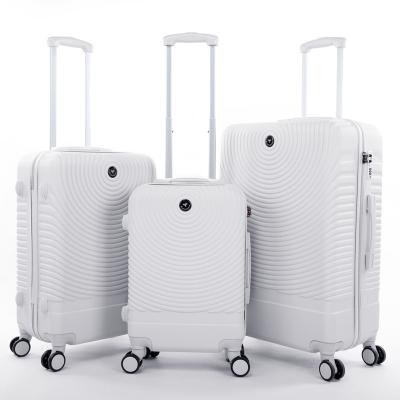 China School \ Travel \ Bottom Wheel ABS Material Removable Luggage etc. 2020 sets luggage moving bag for sale