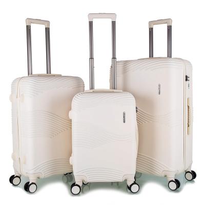 China School\Travel\etc Colorful 3 Piece ABS Background Match Colors 24 Inch Luggage Bag Trolley Luggage For Your Vacation for sale