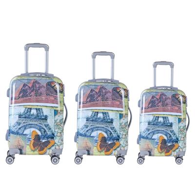 China Light& Good Elasticity Anti Extrusion PC Travel Bags Luggage Bags And Suitcases With 360 Degree Spinner 4 Wheels for sale