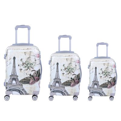 China School\travel\etc elegant hard 3 piece luggage+sets long distance luggage suitcase for school, long distance, travel, etc. for sale