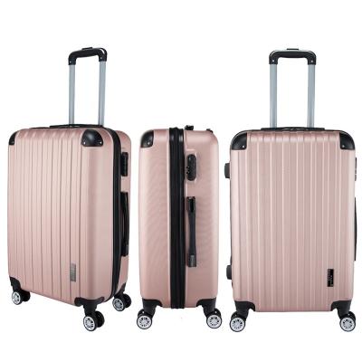 China Long-distance school\factory of travel\etc. China Wholesale Cheap 3 Piece ABS Luggage Set Luggage Suitcase for sale