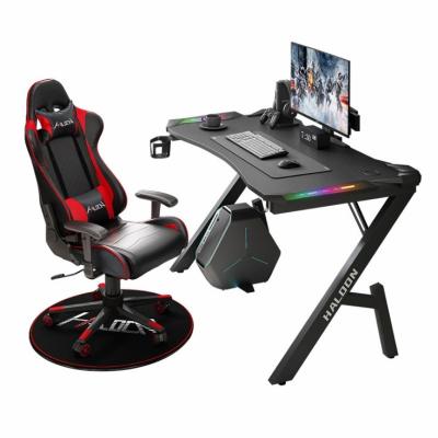 China RGB Lights HBCT078 120cm RGB Lights PC Gaming Desk for sale