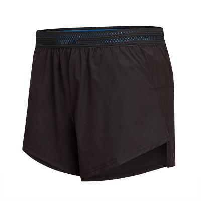 China New QUICK DRY Solid Color Men's Sports Running Shorts Sports Shorts Breathable Casual Black Shorts for sale