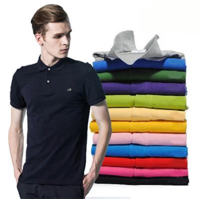 China Wholesale High Quality Plain Anti-wrinkle Plain Casual Golf Simple Logo Custom Men Polo Shirt For Men for sale