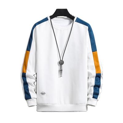 China 2022 new casual Anti-wrinkle men's fashion 6 color hoodie O collar spliced ​​sweatshirt suitable for young men shein for sale