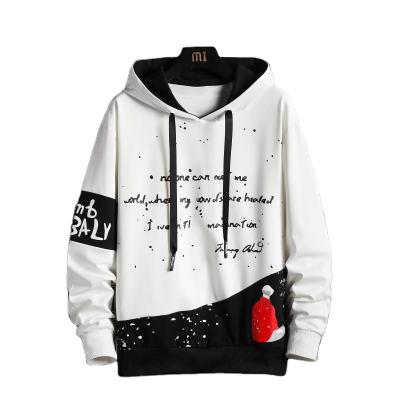 China Tops 2022 Autumn New Fashion Casual Harajuku Fashionable Mens Hoodies High Street Anti-Wrinkle Print Hoodie Men Hip Hop Pullover for sale