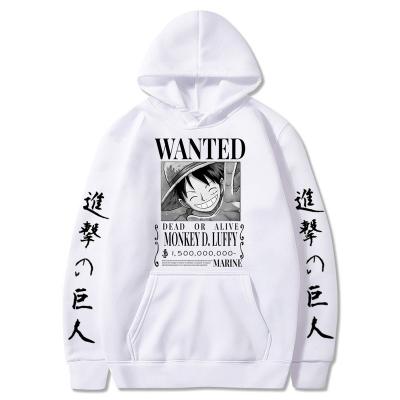 China Custom Japanese printing men's hoodie Anti-wrinkle fashion style woolen hoodie anime street clothes oversized clothes for sale