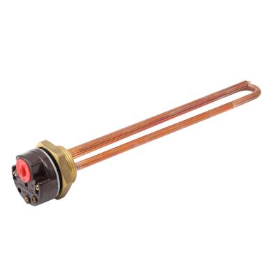 China Hotel Wholesale Products Eco - Friendly And Durable Copper Immersion Heater Element With Thermostat for sale